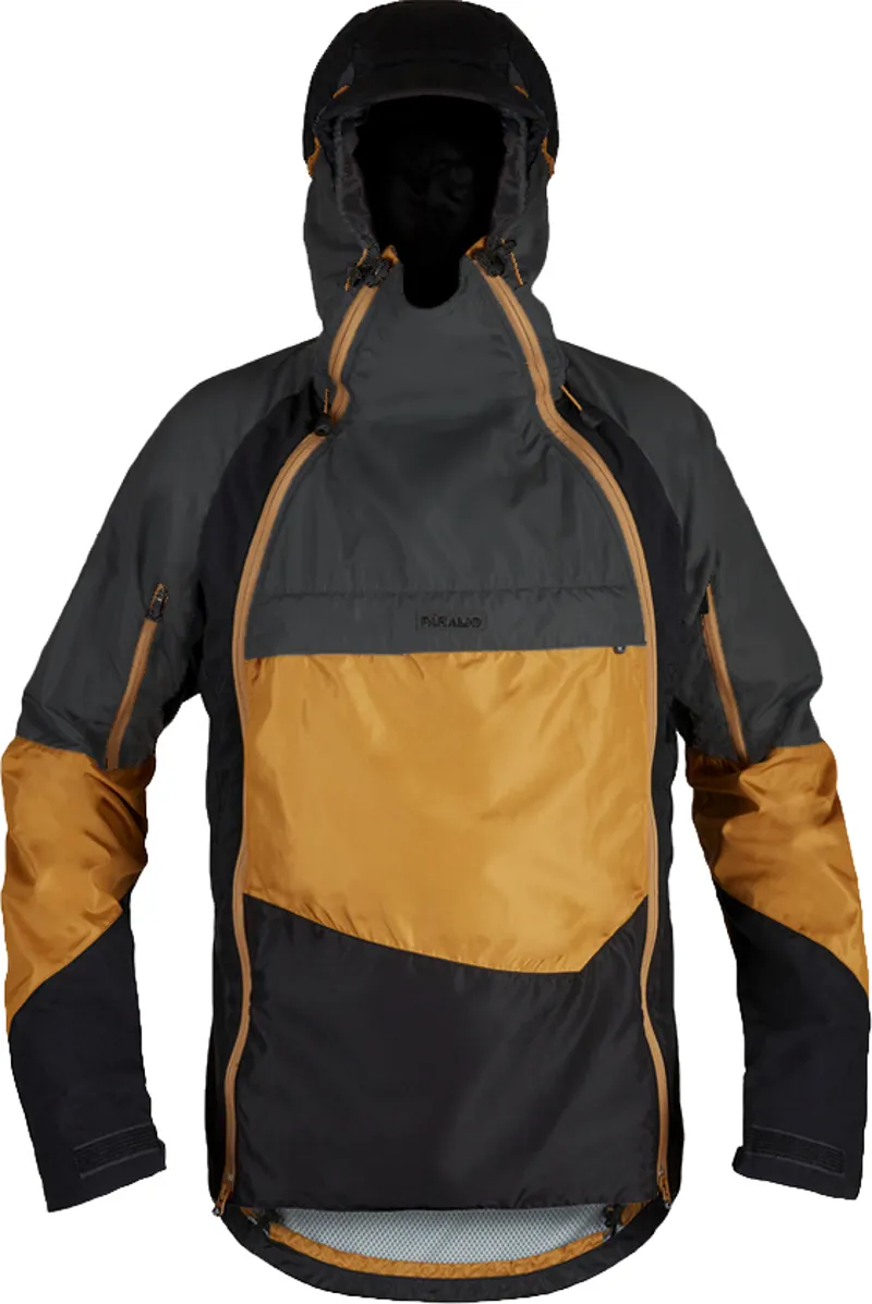 Paramo Mens Velez Evolution Hybrid Smock Cumin Steel Black